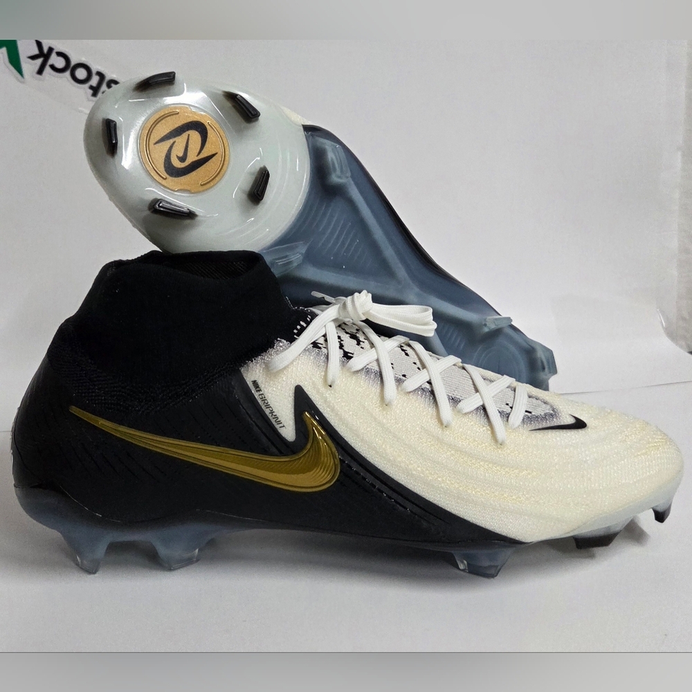 Nike Phantom Luna 2 Elite FG Soccer Cleat White/Gold FJ2572-100 Men’s Sz: 12.5